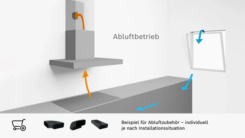 Bosch Serie 8 DFS067K51 extractor hood — view 3