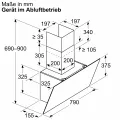 Bosch Serie 2 DWK85DK60 extractor hood thumbnail 5