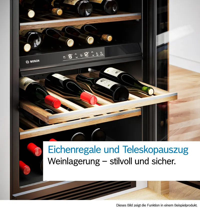 Bosch Serie 6 KWK36ABGA wine cooler — view 4