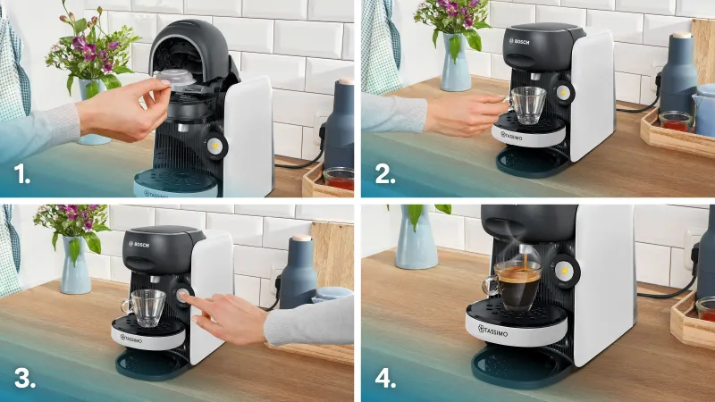Bosch TASSIMO FINESSE Classic friendly TAS1640 coffee machine — view 3