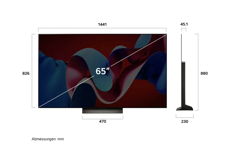 LG OLED evo C4 (OLED65C43LA, 2024) — view 5